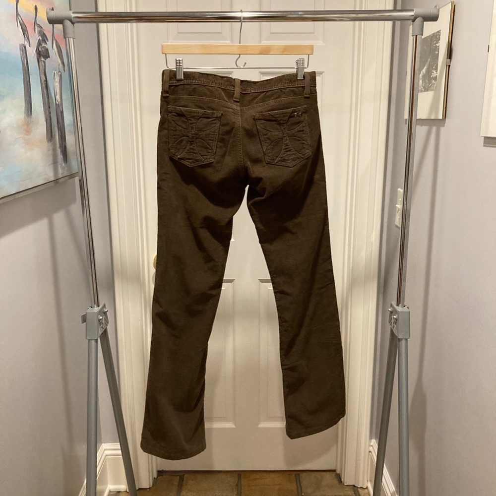 Habitual chocolate brown corduroy pant.  Brown.  BEST BUTT!!  Size 28 W.